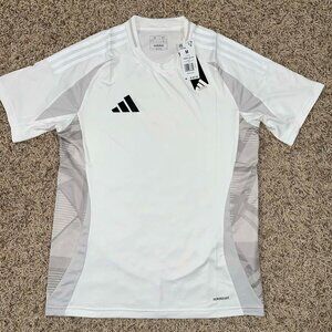Adidas Men’s Tiro 24 Competition Match Soccer Jersey White IQ4760, Size M (New)